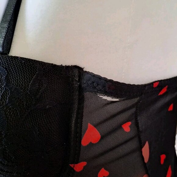 👠 5 for $25 HEARTS TEDDY SIZE 34D - Picture 4 of 8